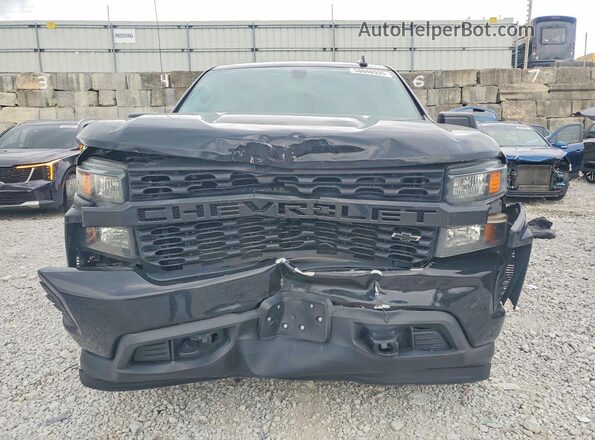 3GCUYBEF6KG113405 2019 CHEVROLET SILVERADO Черный Вид спереди