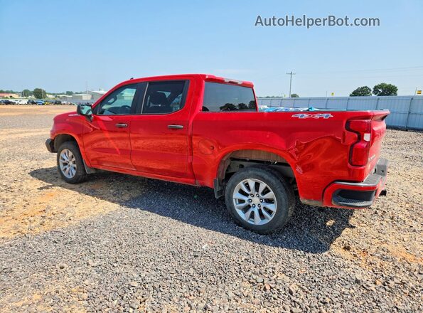 3GCUYBEF8KG127077 2019 CHEVROLET SILVERADO Red Rear left