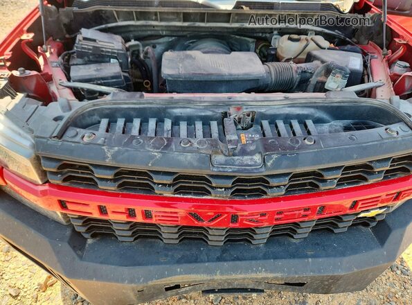 3GCUYBEF8KG127077 2019 CHEVROLET SILVERADO Red Rear interior view