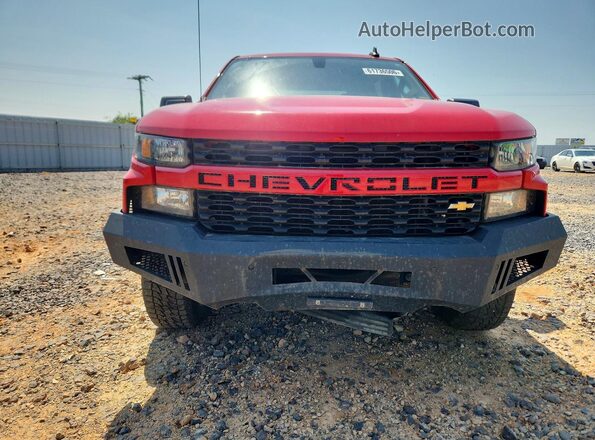 3GCUYBEF8KG127077 2019 CHEVROLET SILVERADO Red Front view