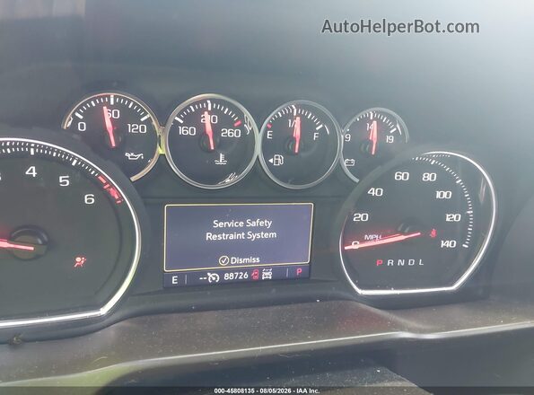 3GCUYDED0KG176123 2019 CHEVROLET SILVERADO Black Widok tylnych siedzeń