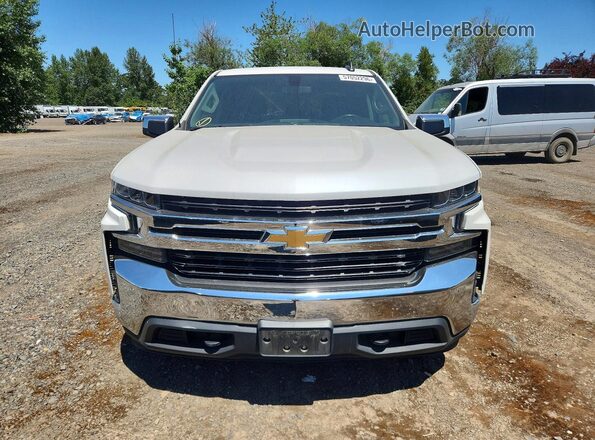 3GCUYDED0LG419348 2020 CHEVROLET SILVERADO White Widok z przodu