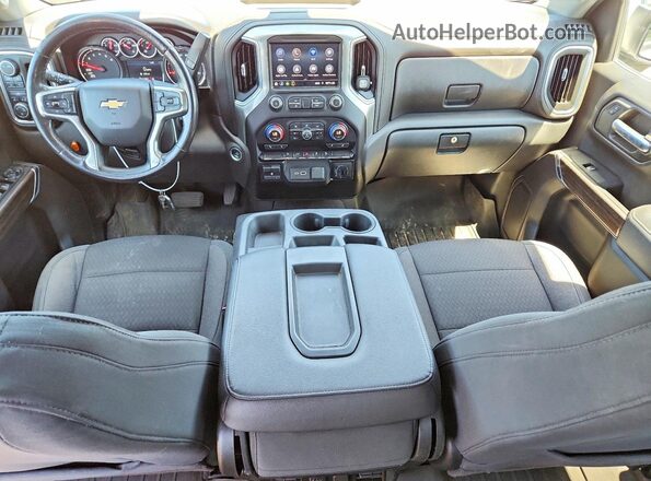 3GCUYDED0LG419348 2020 CHEVROLET SILVERADO White Widok deski rozdzielczej