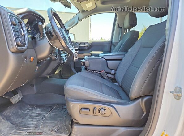 3GCUYDED0LG419348 2020 CHEVROLET SILVERADO White Widok wnętrza z przodu