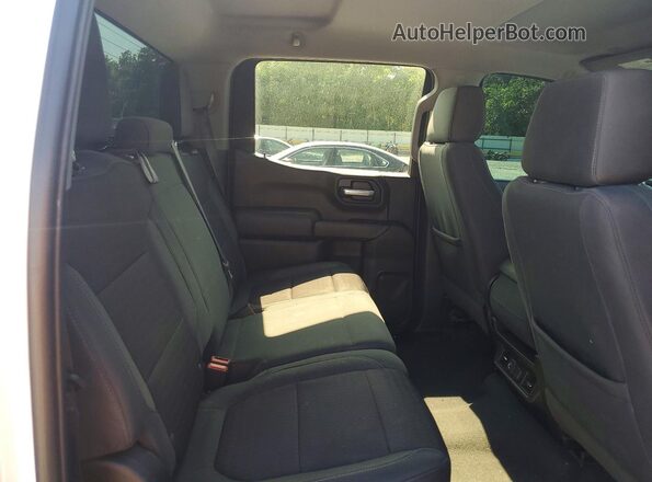 3GCUYDED3KG296806 2019 CHEVROLET SILVERADO White Vista de los asientos traseros