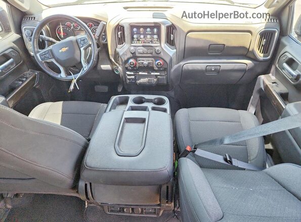 3GCUYDED3MG363150 2021 CHEVROLET SILVERADO Черный Вид панели приборов