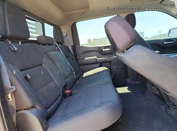 3GCUYDED3MG363150 2021 CHEVROLET SILVERADO Черный Вид задних сидений