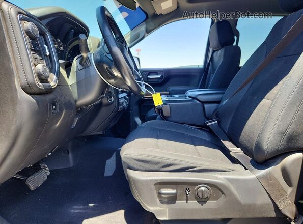 3GCUYDED3MG363150 2021 CHEVROLET SILVERADO Черный Вид салона спереди