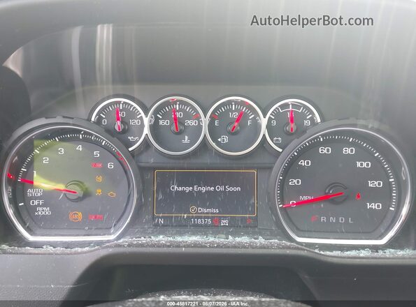 3GCUYDED4LG205639 2020 CHEVROLET SILVERADO Серебряный Вид задних сидений