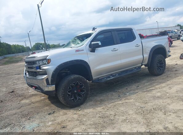 3GCUYDED4LG205639 2020 CHEVROLET SILVERADO Серебряный Передняя левая четверть