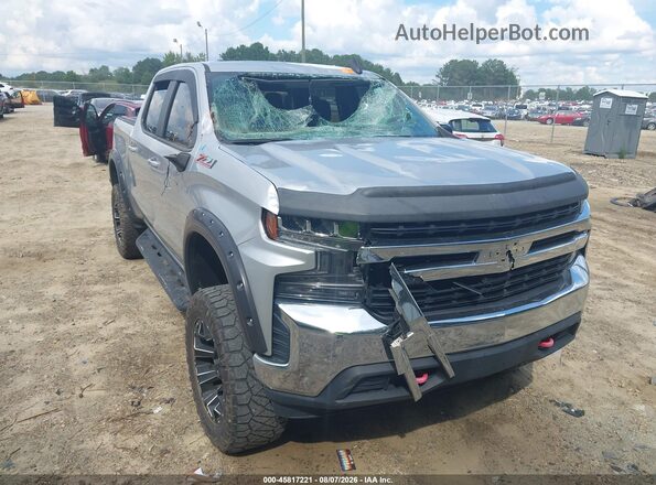 3GCUYDED4LG205639 2020 CHEVROLET SILVERADO Серебряный Вид спереди