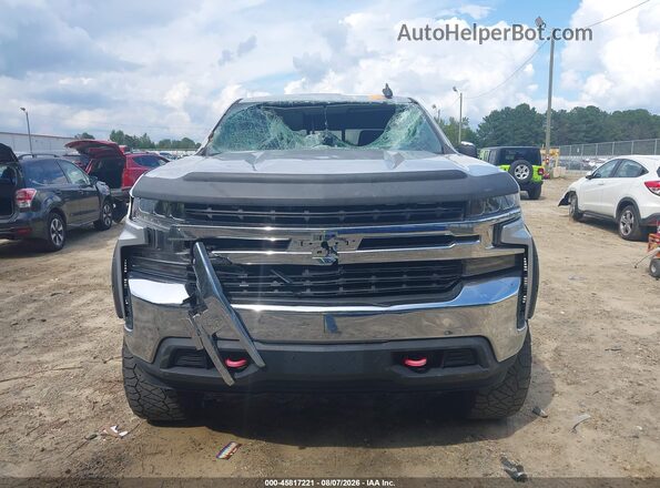 3GCUYDED4LG205639 2020 CHEVROLET SILVERADO Серебряный Вид щитка приборов