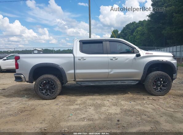 3GCUYDED4LG205639 2020 CHEVROLET SILVERADO Серебряный Вид задней части салона