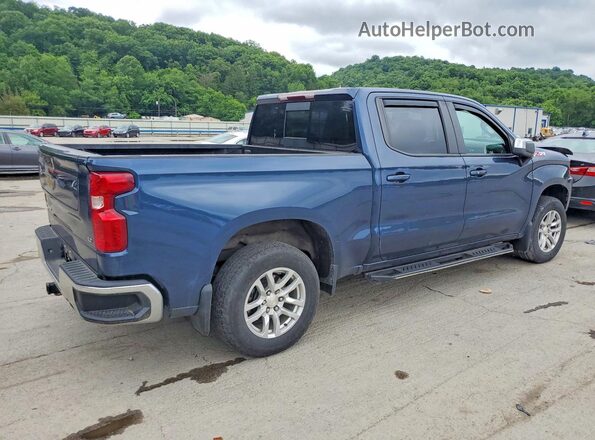 3GCUYDED4MG470093 2021 CHEVROLET SILVERADO Blue Trasero derecho