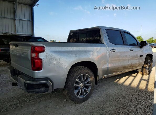 3GCUYDED5KG135227 2019 CHEVROLET SILVERADO Silver Tył prawy