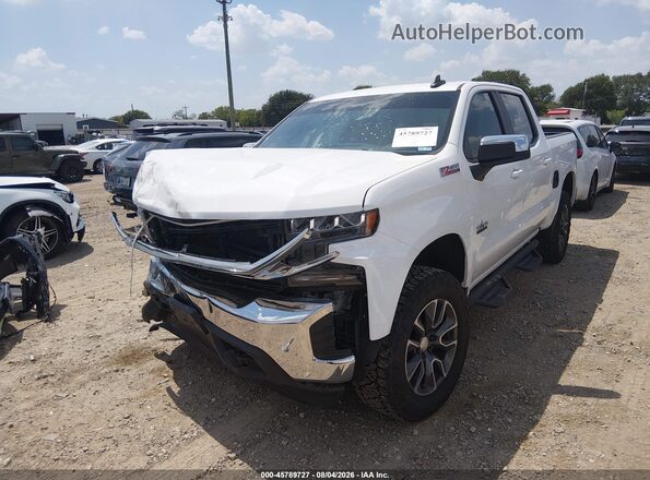 3GCUYDED6LG359771 2020 CHEVROLET SILVERADO Белый Передняя левая четверть