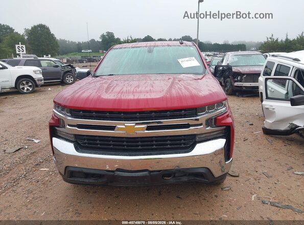 3GCUYDED6MG411241 2021 CHEVROLET SILVERADO Red Widok zestawu wskaźników