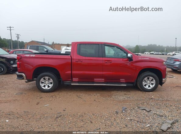 3GCUYDED6MG411241 2021 CHEVROLET SILVERADO Red Widok wnętrza z tyłu