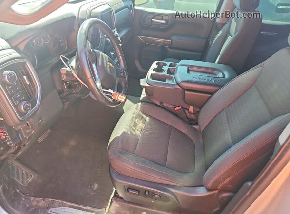 3GCUYDET4LG290943 2020 CHEVROLET SILVERADO Silver Widok wnętrza z przodu