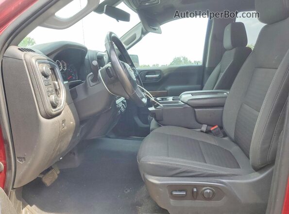 3GCUYDET9LG265522 2020 CHEVROLET SILVERADO Красный Вид салона спереди