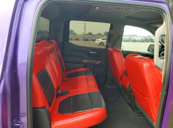3GCUYEED1LG408428 2020 CHEVROLET SILVERADO Purple Rear seats view