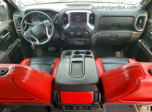 3GCUYEED1LG408428 2020 CHEVROLET SILVERADO Purple Dashboard view
