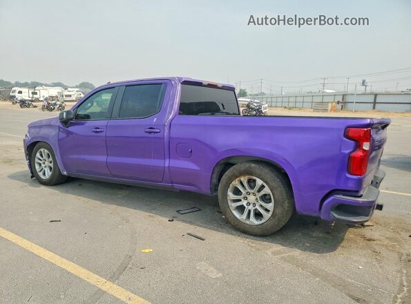 3GCUYEED1LG408428 2020 CHEVROLET SILVERADO Purple Rear left