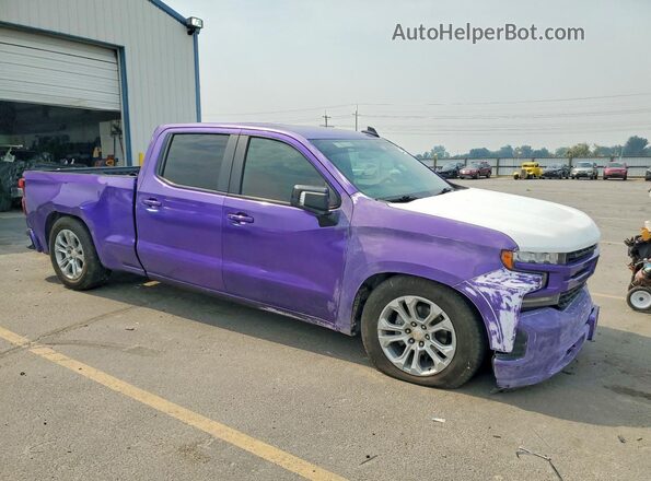3GCUYEED1LG408428 2020 CHEVROLET SILVERADO Purple Front right