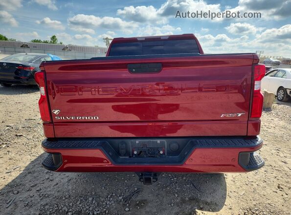 3GCUYEED2KG301886 2019 CHEVROLET SILVERADO Red უკანა ხედი