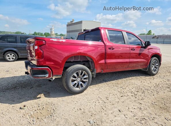3GCUYEED2KG301886 2019 CHEVROLET SILVERADO Red უკანა მარჯვენა