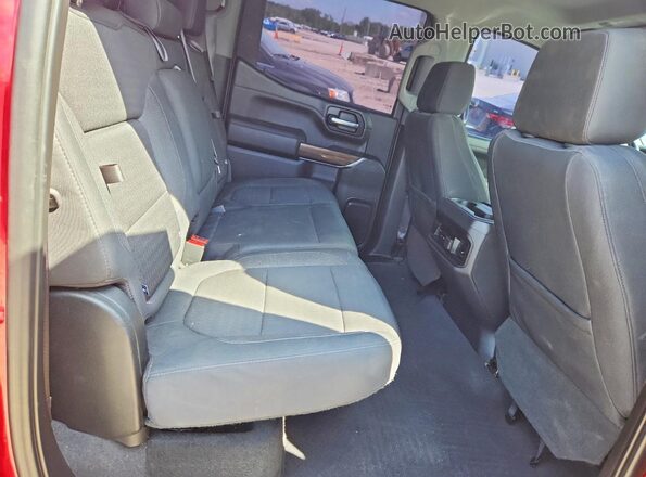 3GCUYEED2KG301886 2019 CHEVROLET SILVERADO Red უკანა სავარძლების ხედი