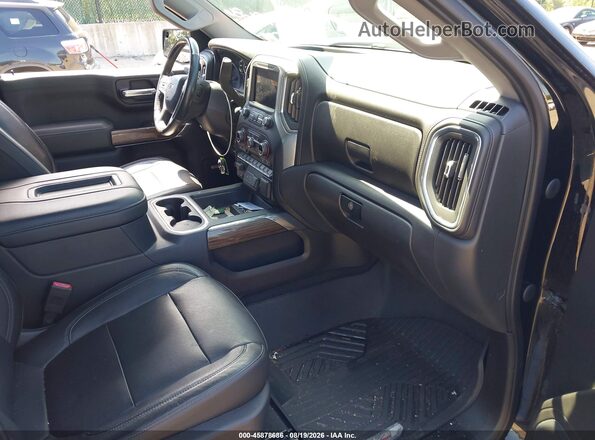 3GCUYEED2LG139257 2020 CHEVROLET SILVERADO Черный Вид салона спереди