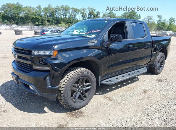 3GCUYEED2LG139257 2020 CHEVROLET SILVERADO Черный Передняя левая четверть