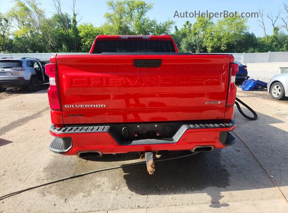3GCUYEED2LG229458 2020 CHEVROLET SILVERADO Red Rear view