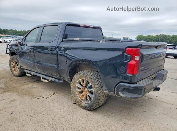 3GCUYEED2MG424445 2021 CHEVROLET SILVERADO Black უკანა მარცხენა