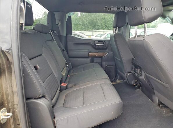 3GCUYEED2MG424445 2021 CHEVROLET SILVERADO Black უკანა სავარძლების ხედი