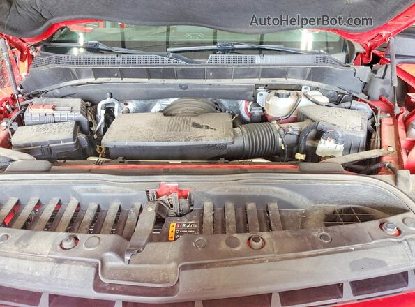 3GCUYEED3LG431242 2020 CHEVROLET SILVERADO Red Սալոնի հետևի տեսք