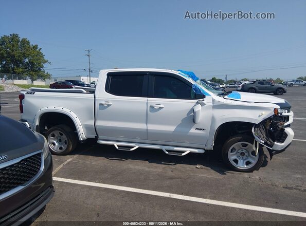 3GCUYEED4KG156835 2019 CHEVROLET SILVERADO Белый Вид щитка приборов