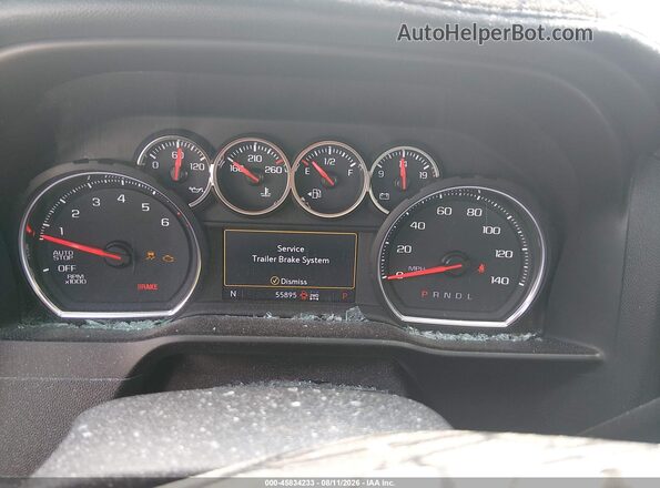 3GCUYEED4KG156835 2019 CHEVROLET SILVERADO Белый Вид задних сидений