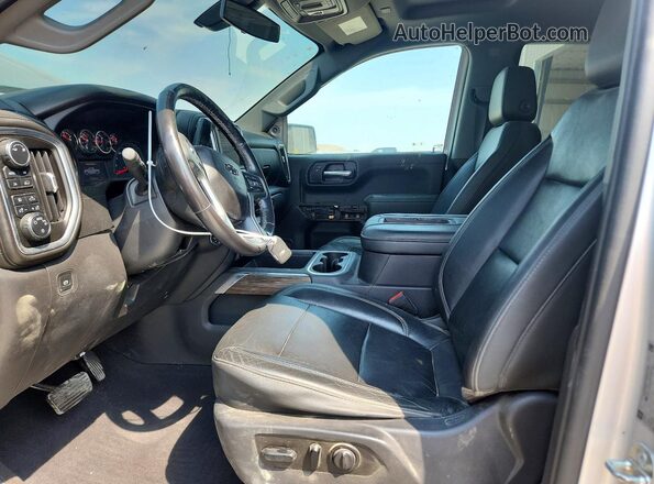 3GCUYEED4KG286419 2019 CHEVROLET SILVERADO Silver Սալոնի դիմացի տեսք