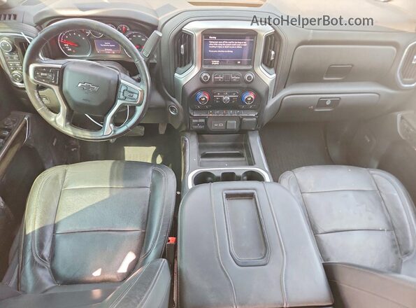 3GCUYEED4KG286419 2019 CHEVROLET SILVERADO Silver Առջևի վահանակի տեսք