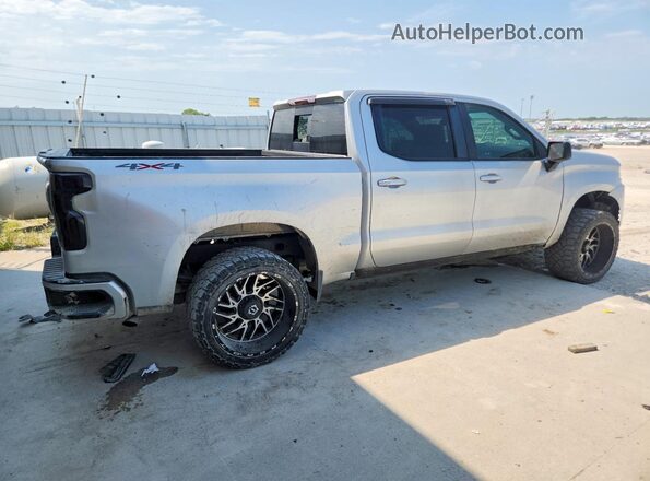 3GCUYEED4KG286419 2019 CHEVROLET SILVERADO Silver Հետևի աջ