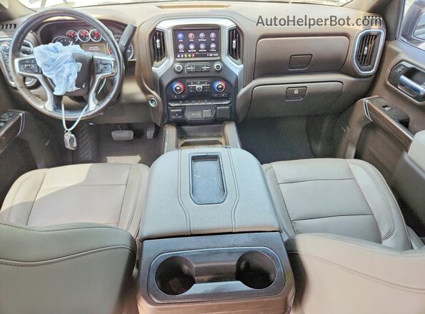 3GCUYEED5KG291886 2019 CHEVROLET SILVERADO Black Dashboard view