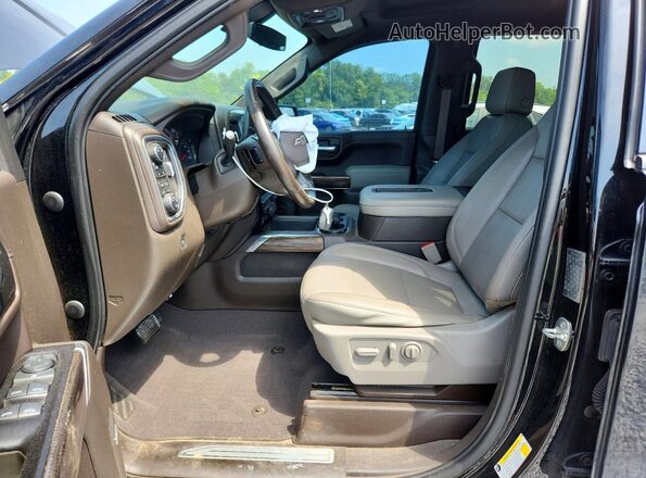 3GCUYEED5KG291886 2019 CHEVROLET SILVERADO Black Front interior view