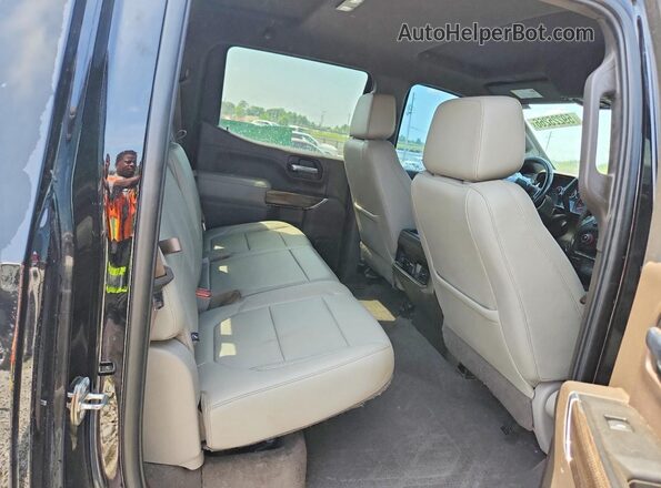 3GCUYEED5KG291886 2019 CHEVROLET SILVERADO Black Rear seats view