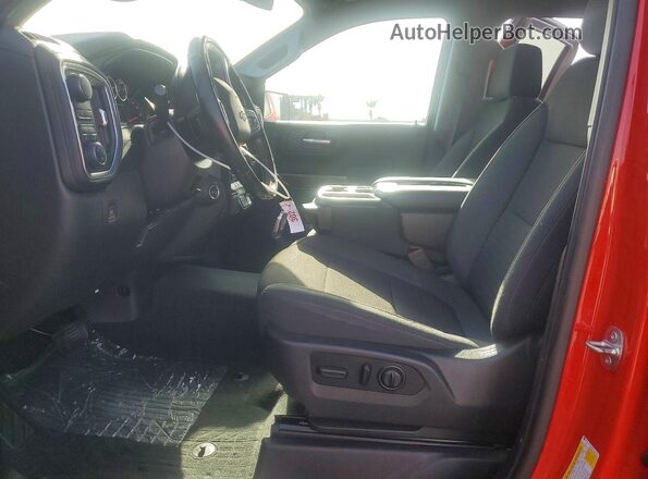 3GCUYEED5MG232016 2021 CHEVROLET SILVERADO Red Widok wnętrza z przodu