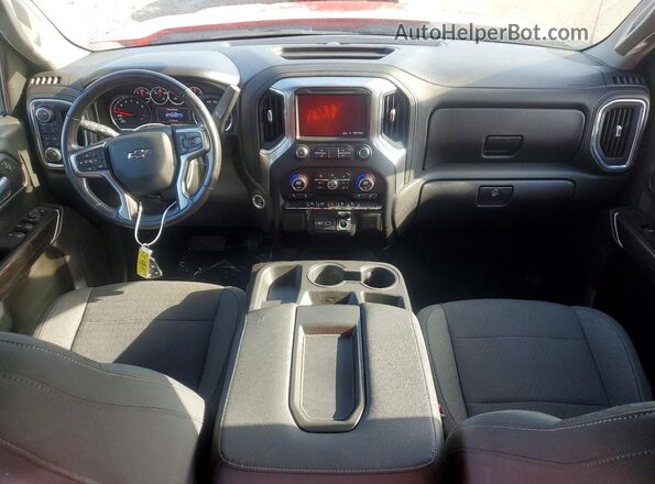 3GCUYEED5MG232016 2021 CHEVROLET SILVERADO Red Widok deski rozdzielczej