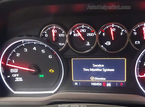 3GCUYEED6KG136229 2019 CHEVROLET SILVERADO Red Հետևի նստատեղերի տեսք