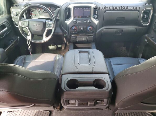 3GCUYEED7KG109136 2019 CHEVROLET SILVERADO White წინა პანელის ხედი