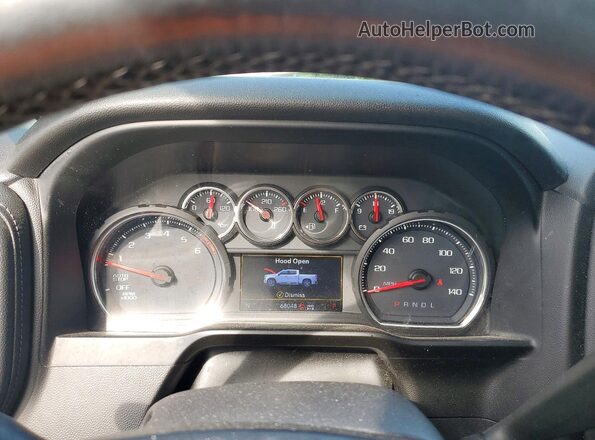 3GCUYEED7KG109136 2019 CHEVROLET SILVERADO White ხელსაწყოთა პანელის ხედი